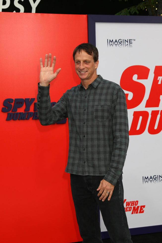 LOS ANGELES - JUL 25 - Tony Hawk at The Spy Who Dumped Me Premiere at the Village Theater on July 25, 2018 in Westwood, CA photo