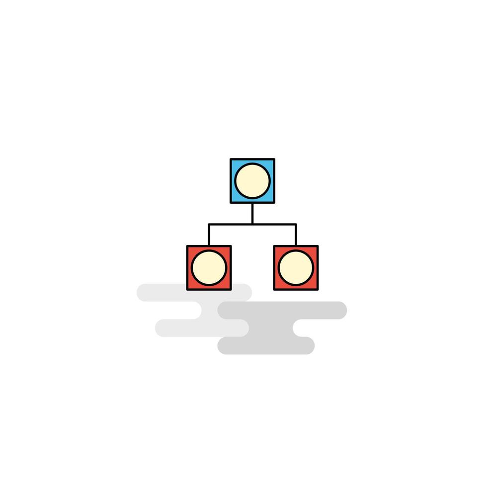 Flat Networks Icon Vector
