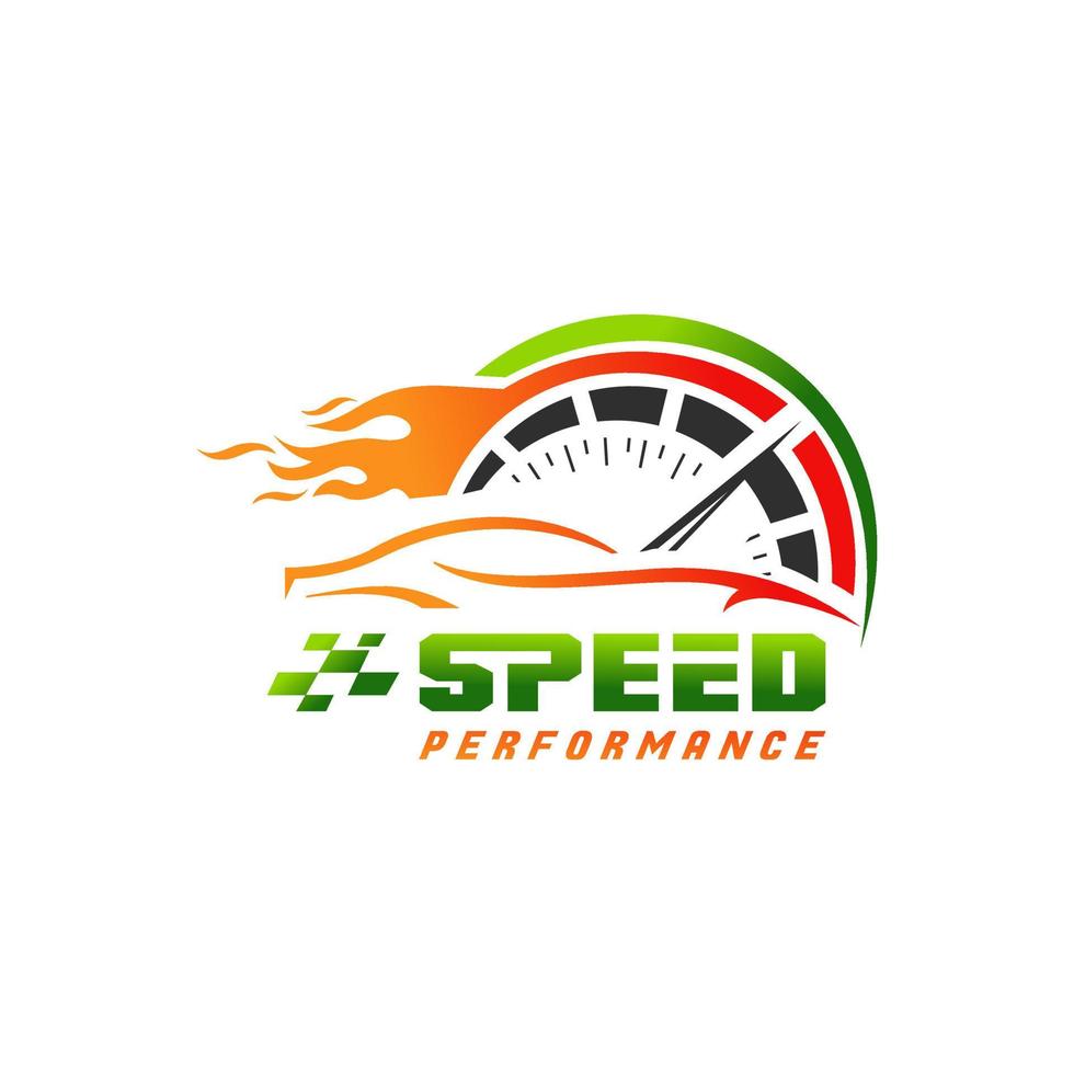Fast and speed vector logo template