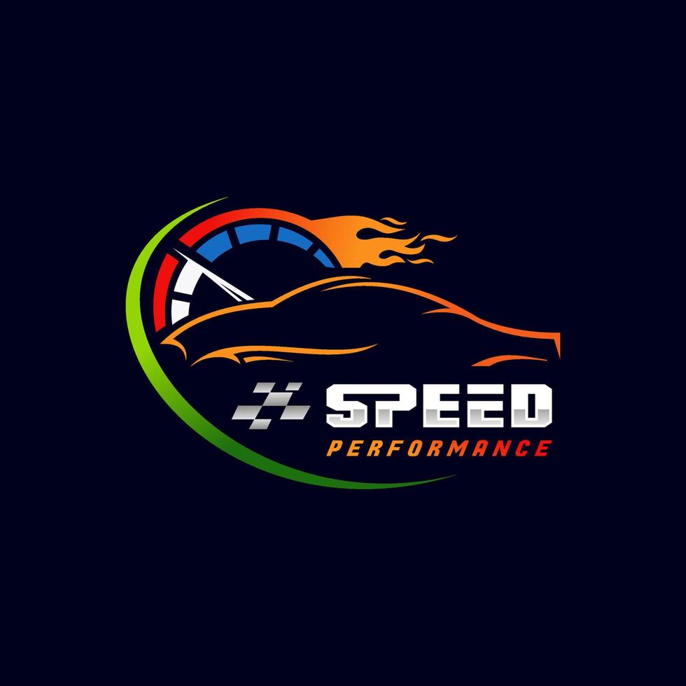 Fast and speed vector logo template