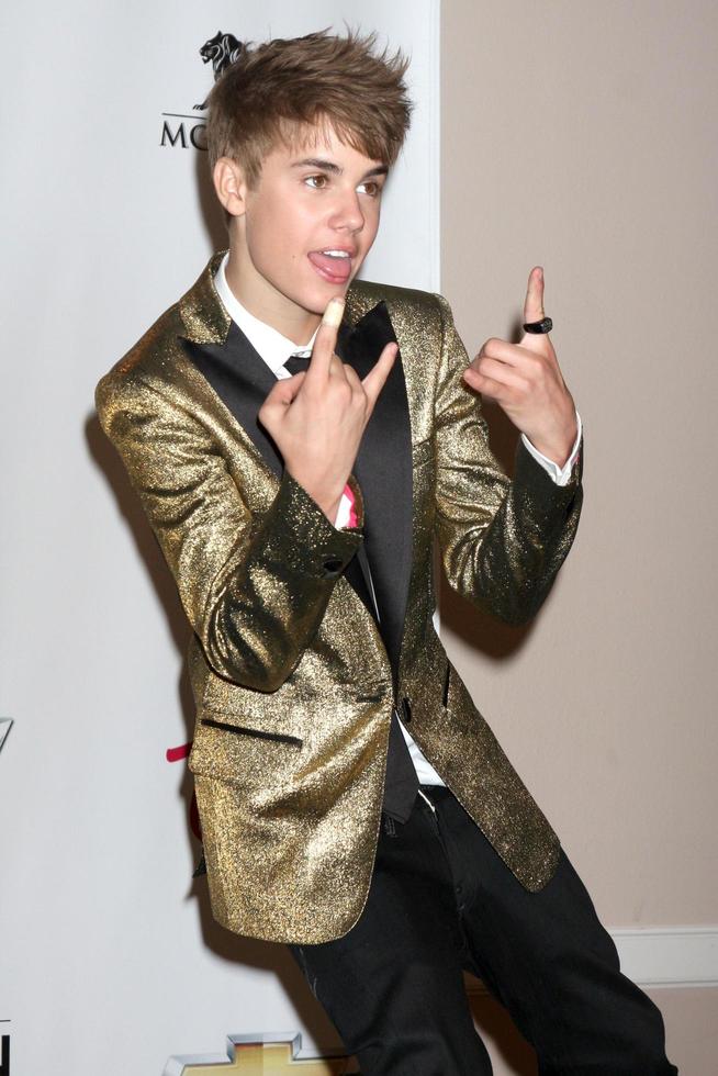 LAS VEGAS, MAY 22 - Justin Bieber in the Press Room of the 2011 Billboard Music Awards at MGM Grand Garden Arena on May 22, 2010 in Las Vegas, NV photo