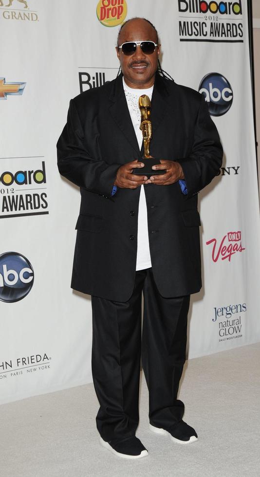 LAS VEGAS, MAY 20 - Stevie Wonder in the Press Room at the 2012 Billboard Awards at MGM Garden Arena on May 20, 2012 in Las Vegas, NV photo