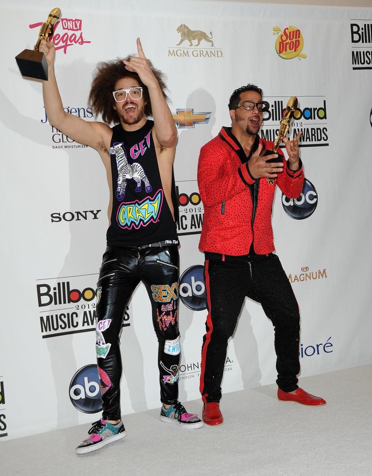 LAS VEGAS, MAY 20 - LMAFO in the Press Room at the 2012 Billboard Awards at MGM Garden Arena on May 20, 2012 in Las Vegas, NV photo