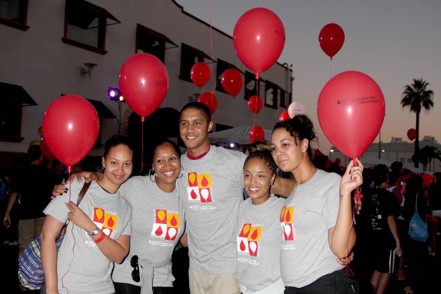LOS ANGELES, OCT 6 - BnB Behind the Scenes Team at the Light The Night The Walk to benefit the Leukemia-Lymphoma Society at Sunset-Gower Studios on October 6, 2013 in Los Angeles, CA photo