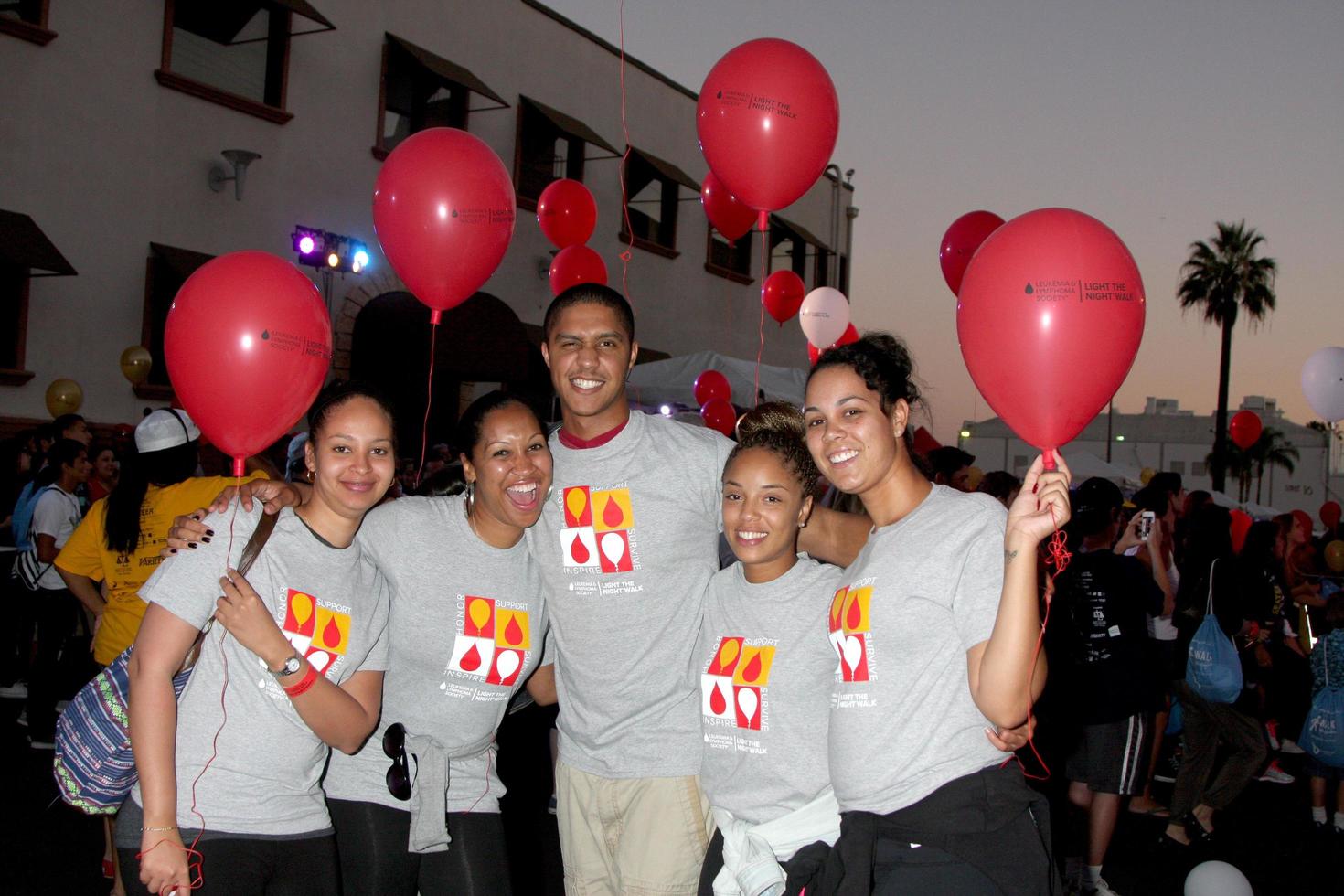 LOS ANGELES, OCT 6 - BnB Behind the Scenes Team at the Light The Night The Walk to benefit the Leukemia-Lymphoma Society at Sunset-Gower Studios on October 6, 2013 in Los Angeles, CA photo