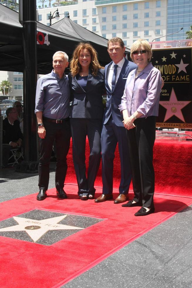 LOS ANGELES, JUN 2 - Bob Tuschman, Susie Fogelson, Brooke Johnson at the Bobby Flay Hollywood Walk of Fame Ceremony at the Hollywood Blvd on June 2, 2015 in Los Angeles, CA photo