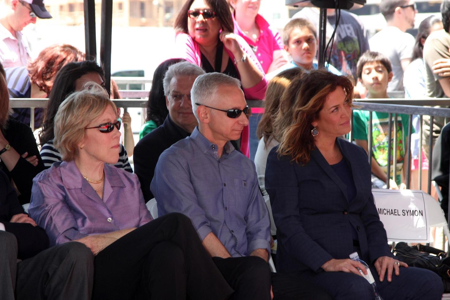 LOS ANGELES, JUN 2 - Brooke Johnson, Bob Tuschman, Susie Fogelson at the Bobby Flay Hollywood Walk of Fame Ceremony at the Hollywood Blvd on June 2, 2015 in Los Angeles, CA photo