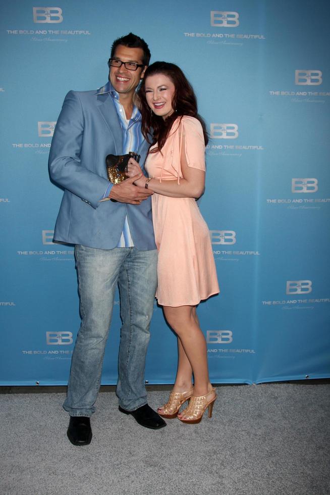 LOS ANGELES, MAR 10 - Brendon Villegas Rachel Reilly arrives at the Bold and Beautiful 25th Anniversary Party at the Perch Resturant on March 10, 2012 in Los Angeles, CA photo