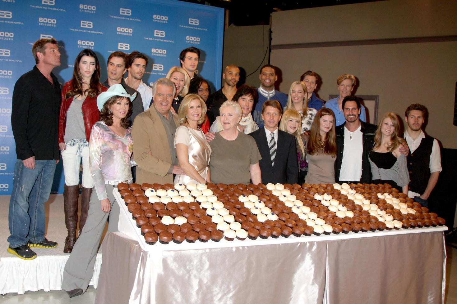 LOS ANGELES, FEB 7 - Bold and Beautiful Cast, Brad Bell at the 6000th Show Celebration at The Bold and The Beautiful at CBS Television City on February 7, 2011 in Los Angeles, CA photo