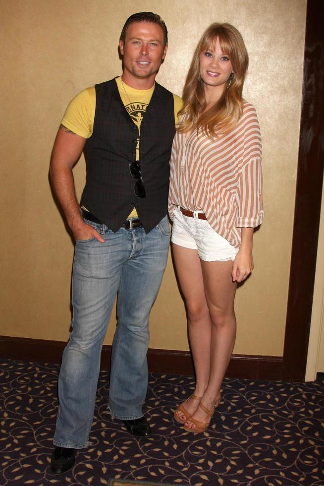 LOS ANGELES, AUG 27 - Jacob Young, Kim Matula attending the Bold and The Beautiful Fan Event 2011 at the Universal Sheraton Hotel on August 27, 2011 in Los Angeles, CA photo