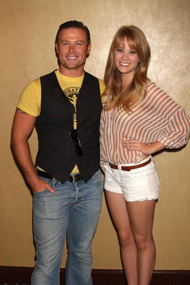 LOS ANGELES, AUG 27 - Jacob Young, Kim Matula attending the Bold and The Beautiful Fan Event 2011 at the Universal Sheraton Hotel on August 27, 2011 in Los Angeles, CA photo