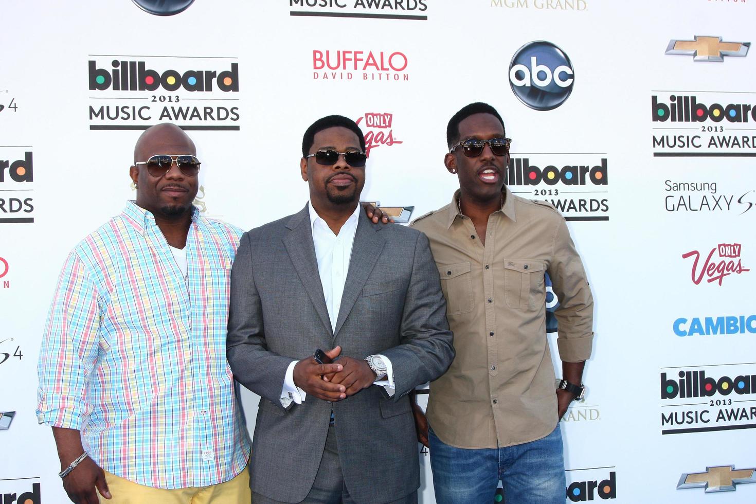 LOS ANGELES, MAY 19 - Boyz II Men arrives at the Billboard Music Awards 2013 at the MGM Grand Garden Arena on May 19, 2013 in Las Vegas, NV photo