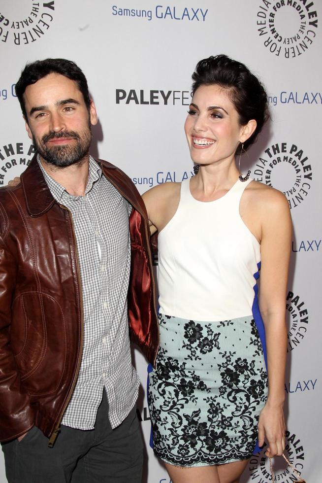 LOS ANGELES, FEB 27 - Jesse Bradford, Carly Pope arrives at the PaleyFest Icon Award 2013 at the Paley Center For Media on February 27, 2013 in Beverly Hills, CA photo