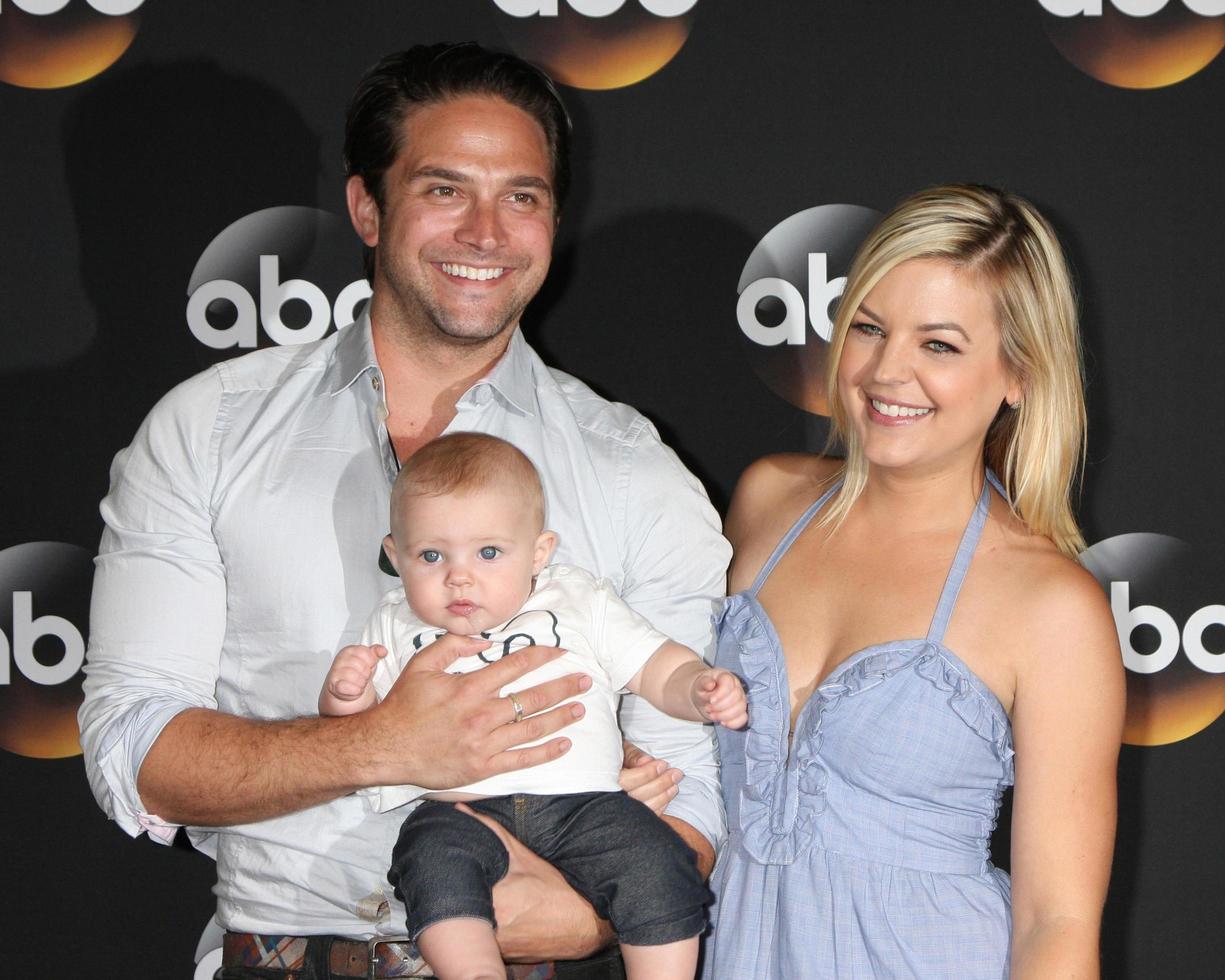 LOS ANGELES, JUL 15 - Brandon Barash, Harper Barash, Kirsten Storms at the ABC July 2014 TCA at Beverly Hilton on July 15, 2014 in Beverly Hills, CA photo