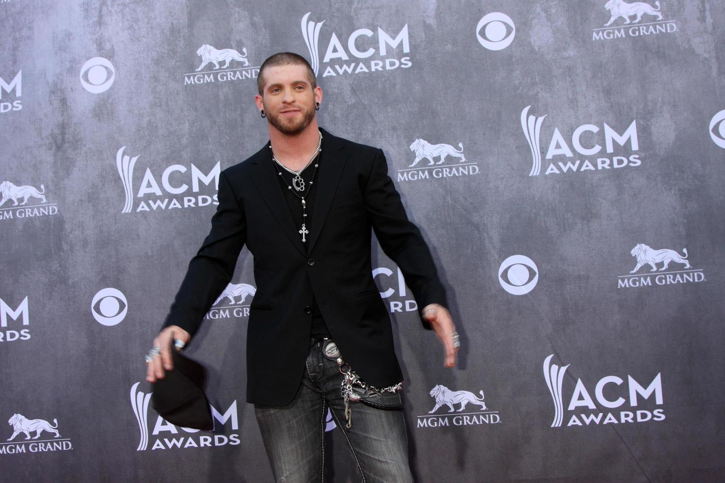 LAS VEGAS, APR 6 - Brantley Gilbert at the 2014 Academy of Country Music Awards, Arrivals at MGM Grand Garden Arena on April 6, 2014 in Las Vegas, NV photo