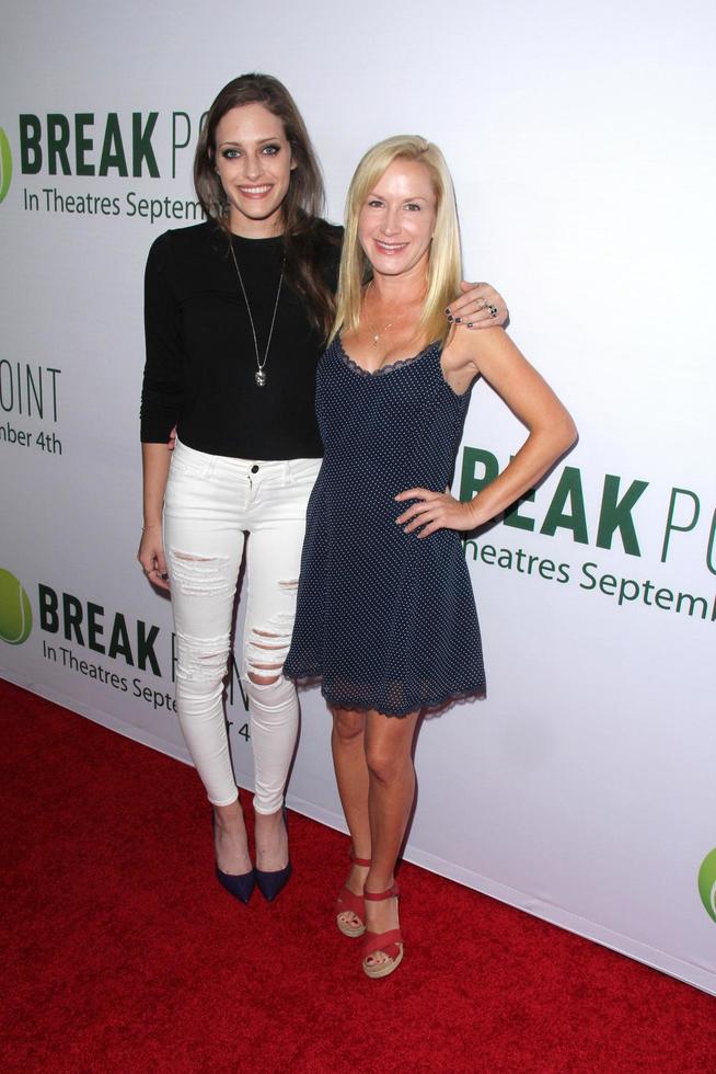 LOS ANGELES, AUG 27 - Carly Chaikin, Angela Kinsey at the Break Point Special Screening at the TCL Chinese 6 Theaters on August 27, 2015 in Los Angeles, CA photo