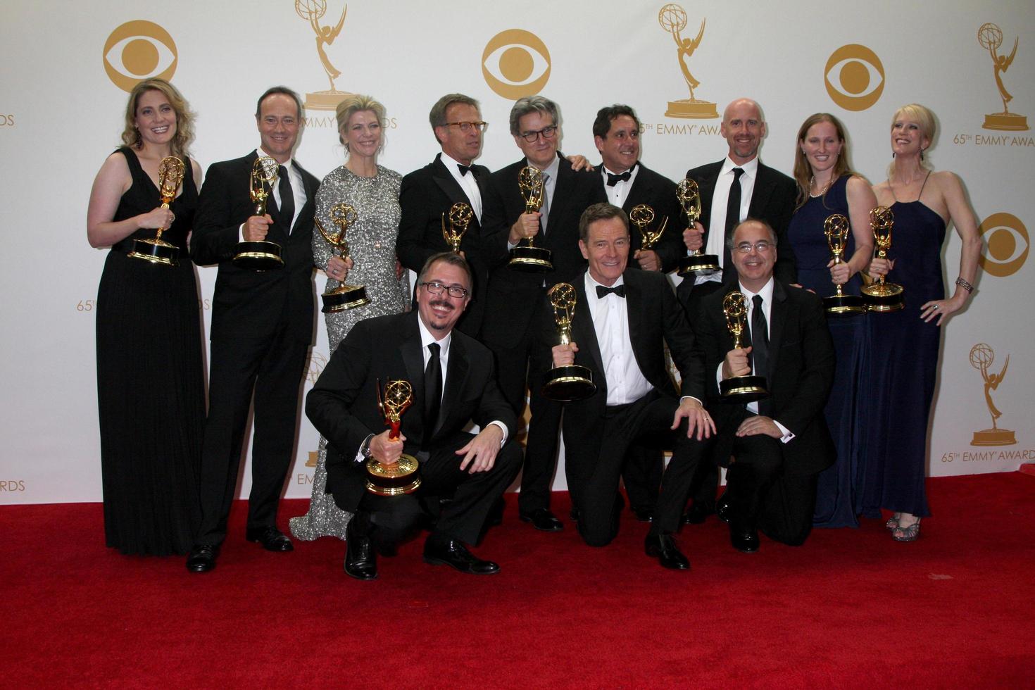 LOS ANGELES, SEP 22 - Breaking Bad Producers at the 65th Emmy Awards, Press Room at Nokia Theater on September 22, 2013 in Los Angeles, CA photo