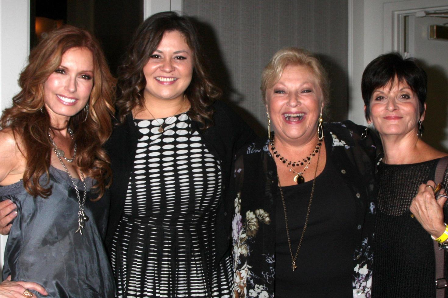 LOS ANGELES, AUG 24 - Tracey E Bregman, Angelica McDaniel, Beth Maitland, Jill Farren Phelps at the Young and Restless Fan Club Dinner at the Universal Sheraton Hotel on August 24, 2013 in Los Angeles, CA photo