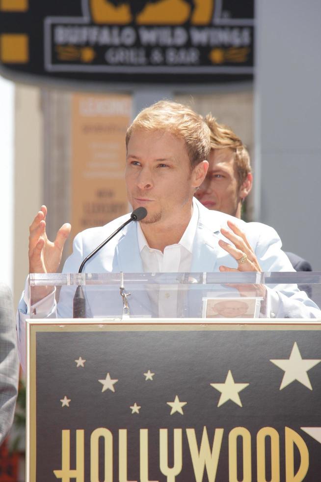 LOS ANGELES, APR 22 - Brian Littrell at the ceremony for the Backstreet Boys Star on the Walk of Fame at the Hollywood Walk of Fame on April 22, 2013 in Los Angeles, CA photo