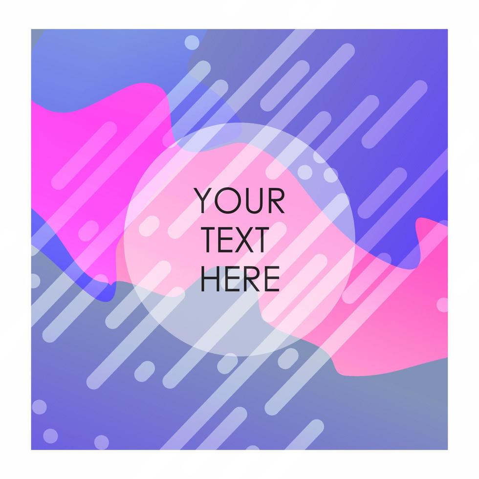 Colorful background with typography design vector