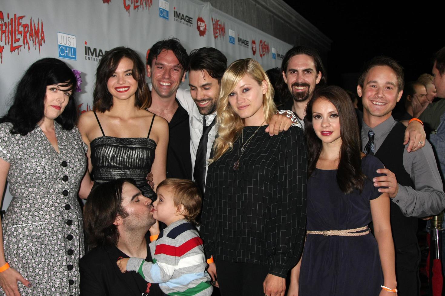 LOS ANGELES, SEP 15 - Joe Lynch, Zom B Movie Cast at the Chillerama Premiere at Hollywood Forever Cemetary on September 15, 2011 in Los Angeles, CA photo
