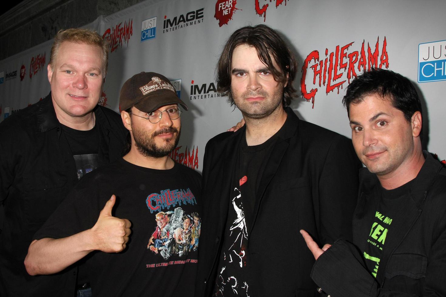 LOS ANGELES, SEP 15 - Tim Sullivan, Adam Rifkin, Joe Lynch, Adam Green arrives at the Chillerama Premiere at Hollywood Forever Cemetary on September 15, 2011 in Los Angeles, CA photo