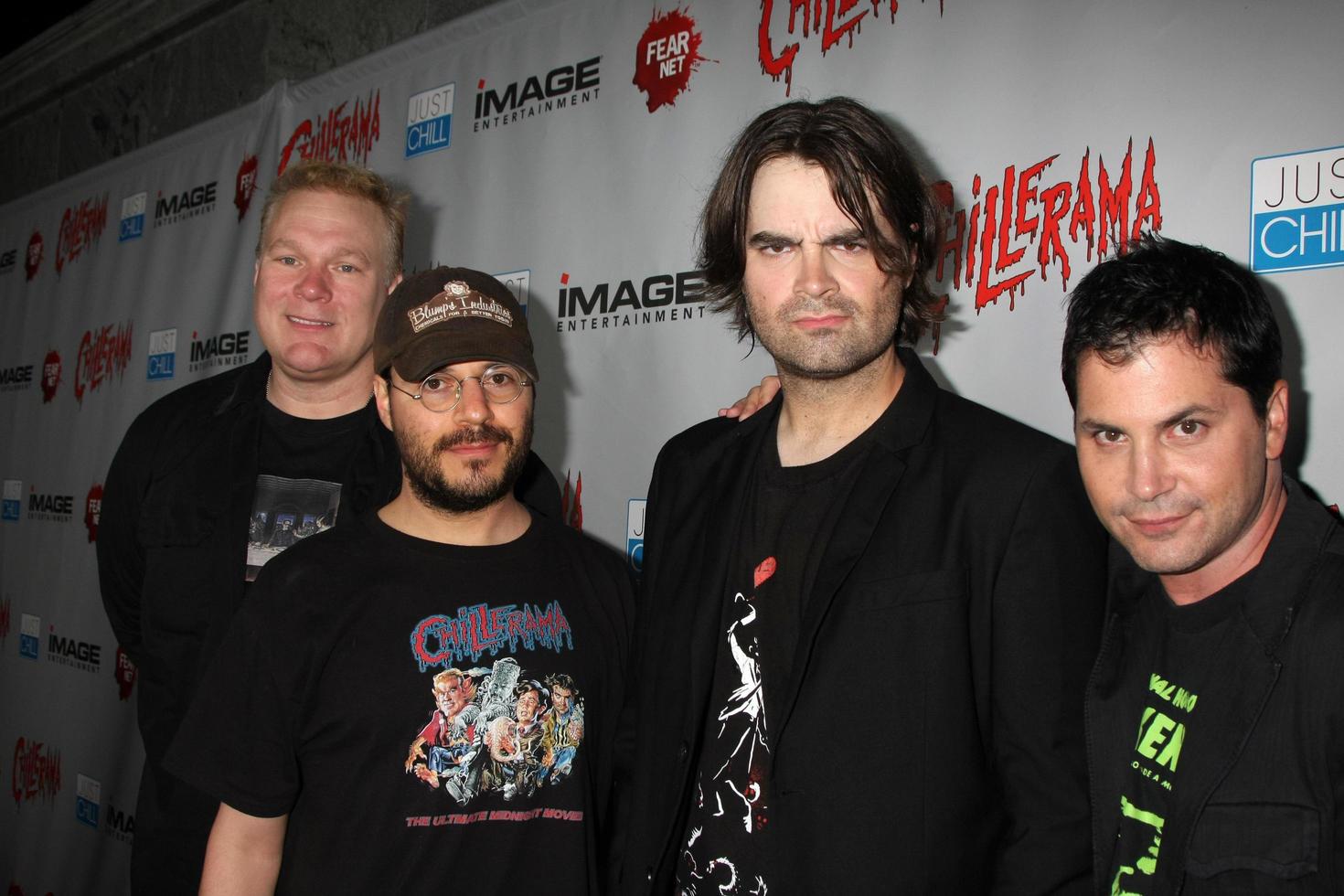 LOS ANGELES, SEP 15 - Tim Sullivan, Adam Rifkin, Joe Lynch, Adam Green arrives at the Chillerama Premiere at Hollywood Forever Cemetary on September 15, 2011 in Los Angeles, CA photo