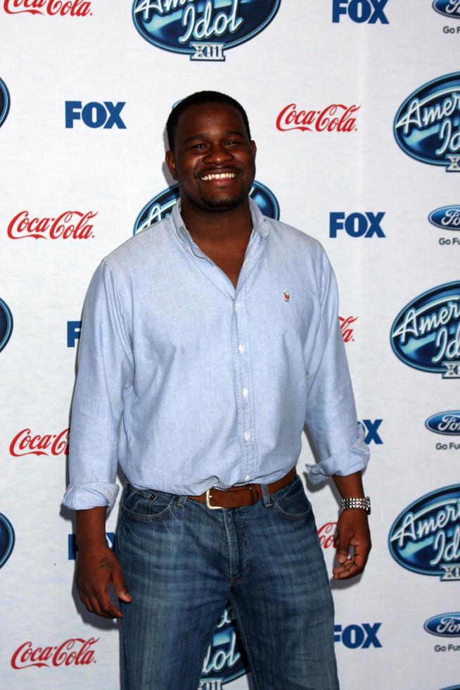 LOS ANGELES, FEB 20 - C J Harris at the American Idol 13 Finalists Party at Fig and Olive on February 20, 2014 in West Hollywood, CA photo