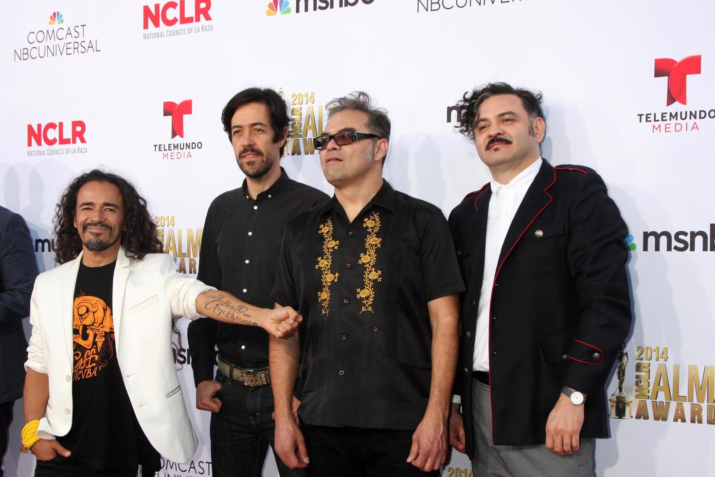LOS ANGELES, OCT 10 - Cafe Tacvba at the 2014 NCLR ALMA Awards Arrivals at Civic Auditorium on October 10, 2014 in Pasadena, CA photo