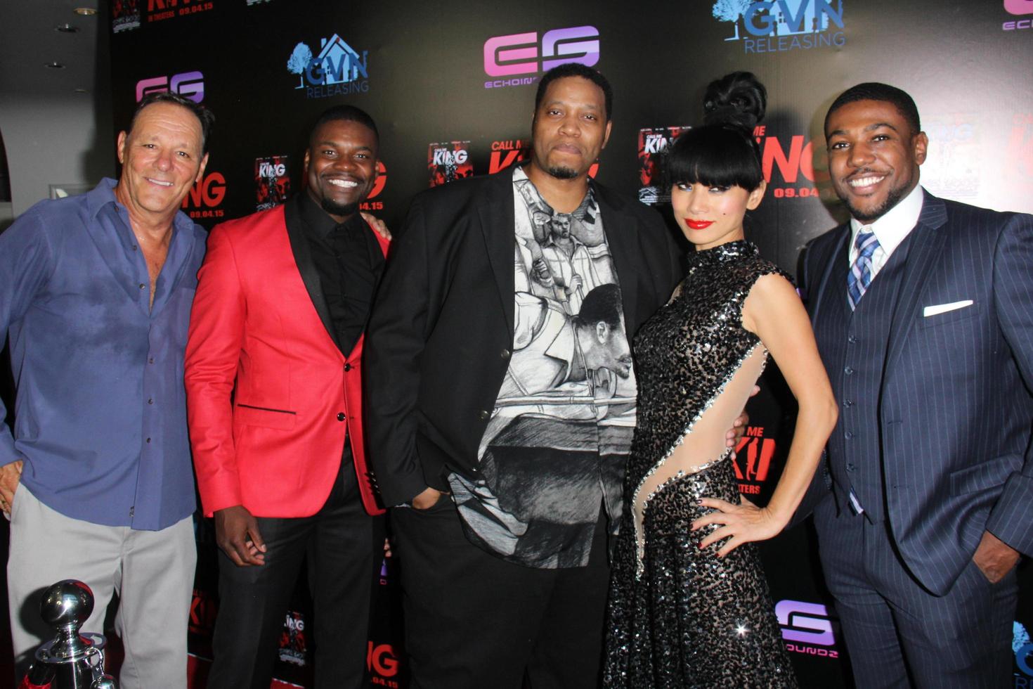 LOS ANGELES, AUG 17 - Chris Mulkey, Amin Joseph, R L Scott, Bai Ling, Sean Riggs at the Call Me King Screening at the Downtown Independent on August 17, 2015 in Los Angeles, CA photo