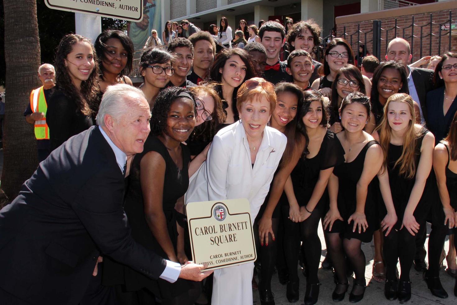 LOS ANGELES, APR 18 - Carol Burnett at the Carol Burnett Square Unveiling at the Selma and Highland on April 18, 2013 in Los Angeles, CA photo