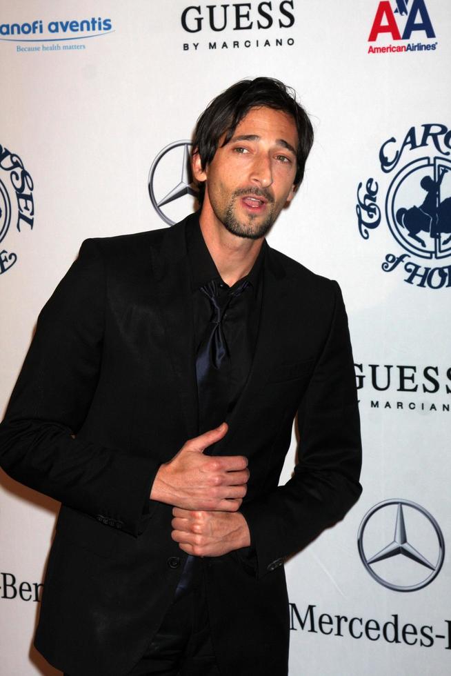 LOS ANGELES, OCT 23 - Adrien Brody arrives at the 2010 Carousel of Hope Ball at Beverly HIlton Hotel on October 23, 2010 in Beverly Hills, CA photo