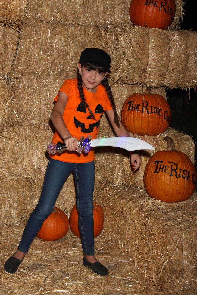 LOS ANGELES, OCT 4 - Chloe Noelle at the RISE of the Jack O Lanterns at Descanso Gardens on October 4, 2014 in La Canada Flintridge, CA photo