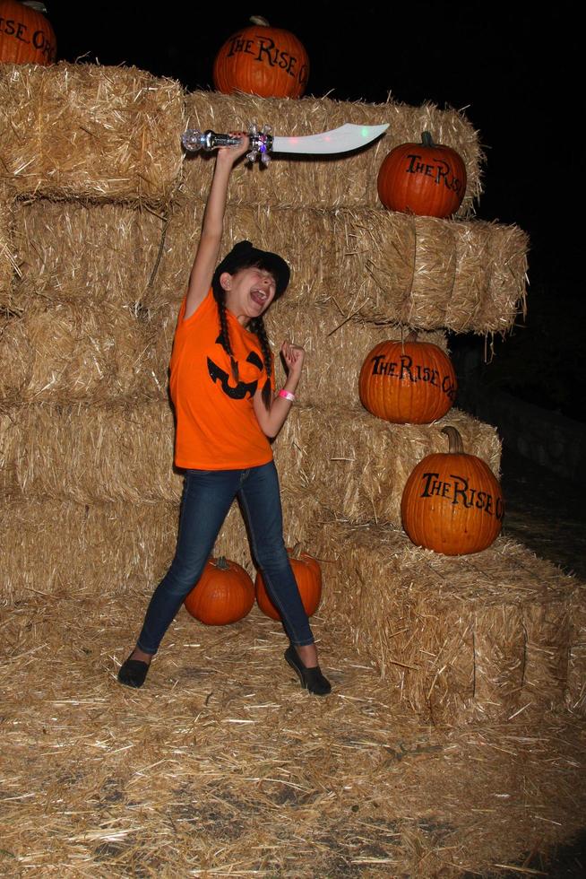 LOS ANGELES, OCT 4 - Chloe Noelle at the RISE of the Jack O Lanterns at Descanso Gardens on October 4, 2014 in La Canada Flintridge, CA photo