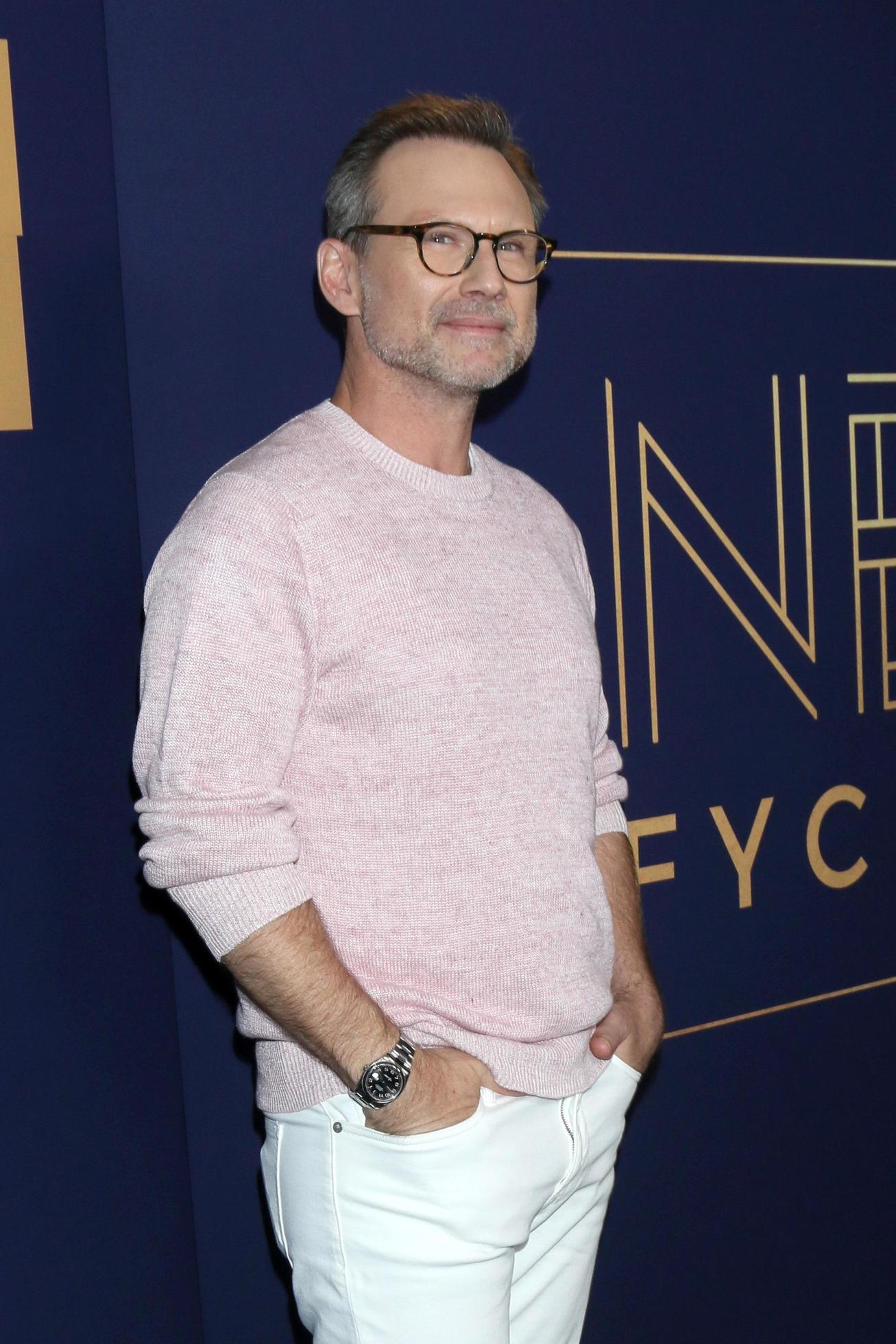 LOS ANGELES, MAY 22 Christian Slater at the NBCU FYC House Events, Dr