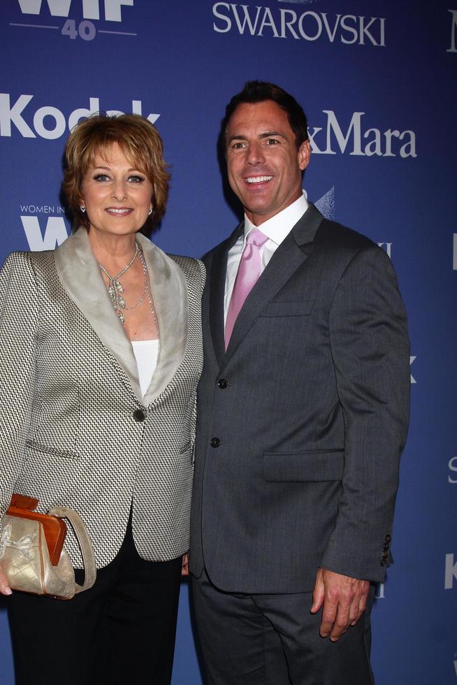 LOS ANGELES, JUN 12 - Christina Ferrare, Mark Steines arrives at the Crystal and Lucy Awards 2013 at the Beverly Hilton Hotel on June 12, 2013 in Beverly Hills, CA photo