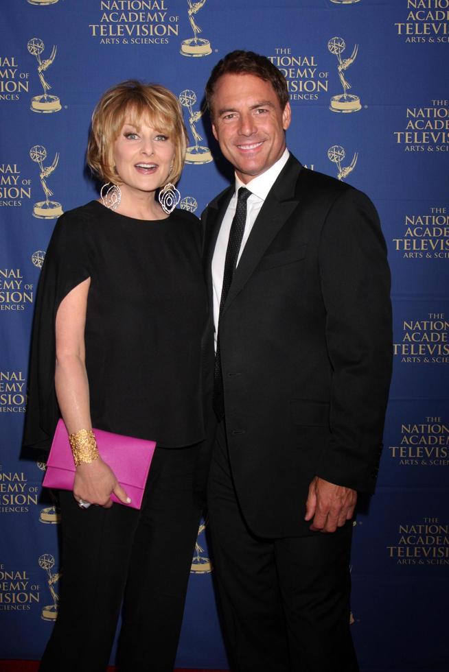 LOS ANGELES, JUN 20 - Christina Ferrare, Mark Steines at the 2014 Creative Daytime Emmy Awards at the The Westin Bonaventure on June 20, 2014 in Los Angeles, CA photo
