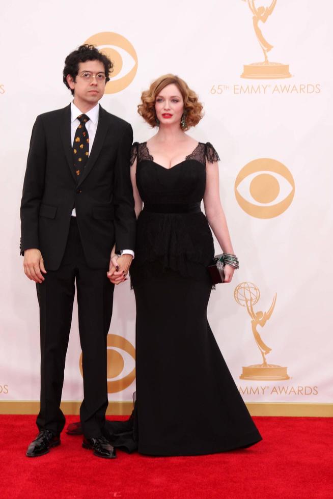 LOS ANGELES, SEP 18 - Christina Hendricks arriving at the 63rd Primetime Emmy Awards at Nokia Theater on September 18, 2011 in Los Angeles, CA photo