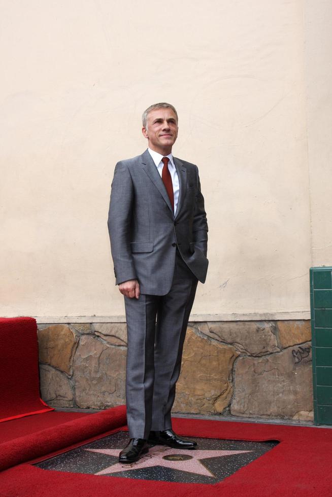 LOS ANGELES, DEC 1 - Christoph Waltz at the Christoph Waltz Hollywood Walk of Fame Star Ceremony at the Hollywood Boulevard on December 1, 2014 in Los Angeles, CA photo