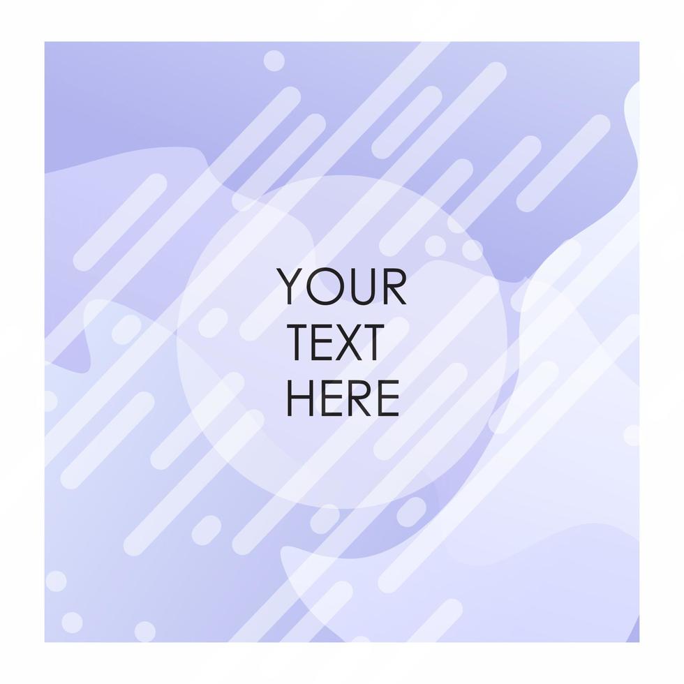 Purple and white background with typography vector