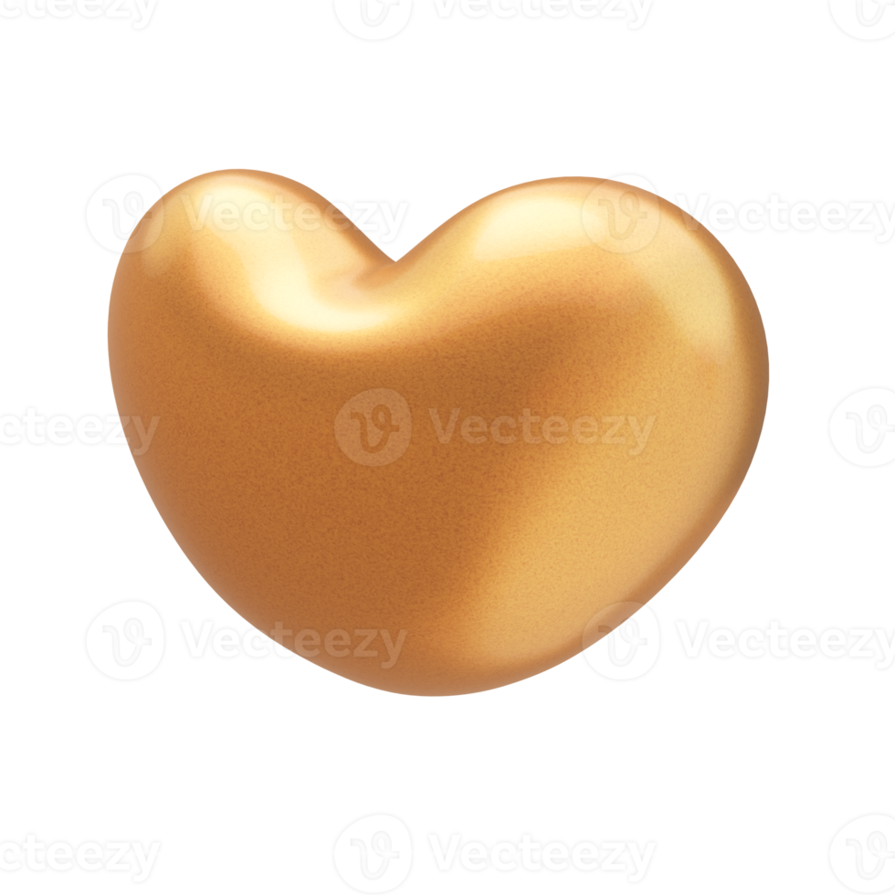 3d skinande hjärta formad ballonger uttryck av kärlek på hjärtans dag. png