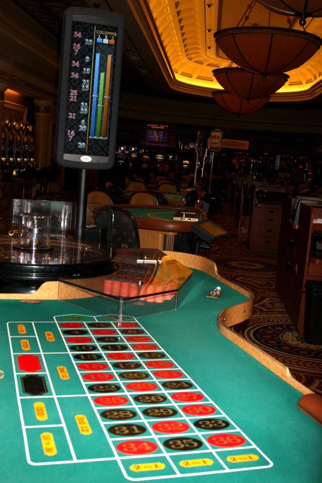 LAS VEGAS, MAR 30 - Roulette Table at the CinemaCon Convention at Caesar s Palace on March 30, 2010 in Las Vegas, NV photo