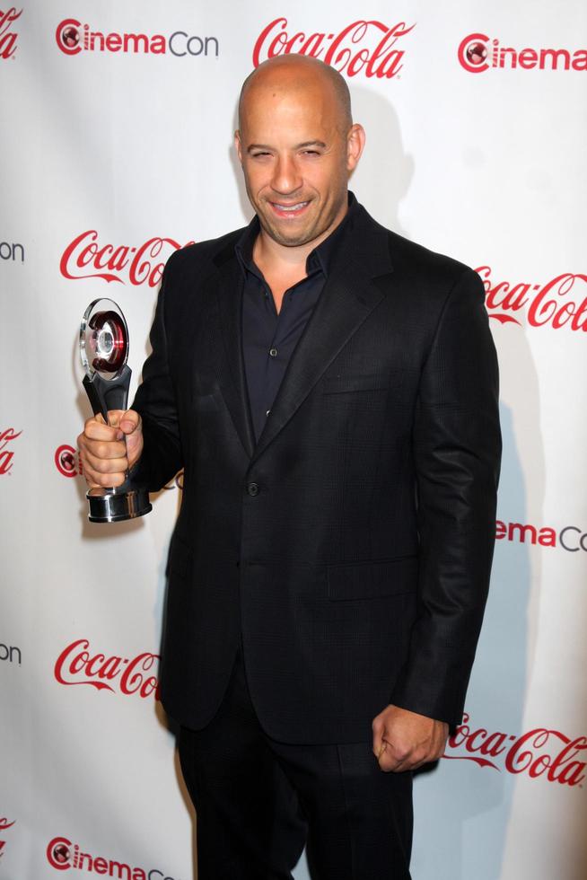 LAS VEGAS, MAR 31 - Vin Diesel in the CinemaCon Convention Awards Gala Press Room at Caesar s Palace on March 31, 2010 in Las Vegas, NV photo