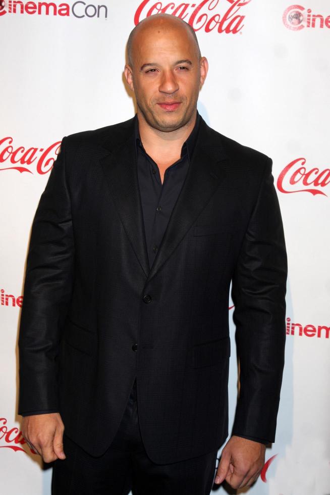 las vegas, 31 de marzo - vin diesel en la sala de prensa de gala de premios de la convención cinemacon en el caesar s palace el 31 de marzo de 2010 en las vegas, nv foto