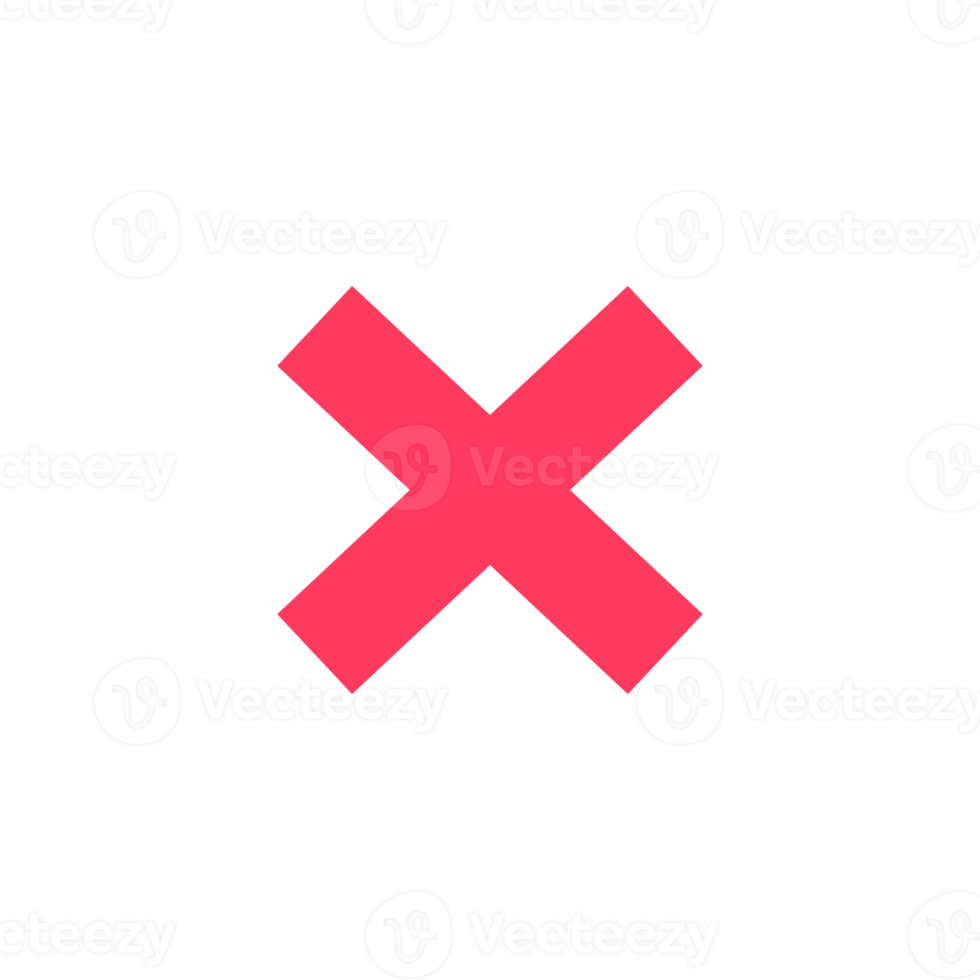 red cross icon for things that should not be done or forbidden png