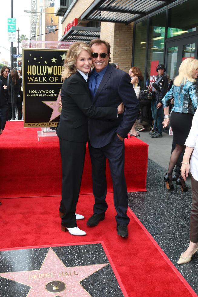 LOS ANGELES, MAY 19 - Deidre Hall, Thaao Penghlis at the Deidre Hall Hollywood Walk of Fame Ceremony at Hollywood Blvd on May 19, 2016 in Los Angeles, CA photo