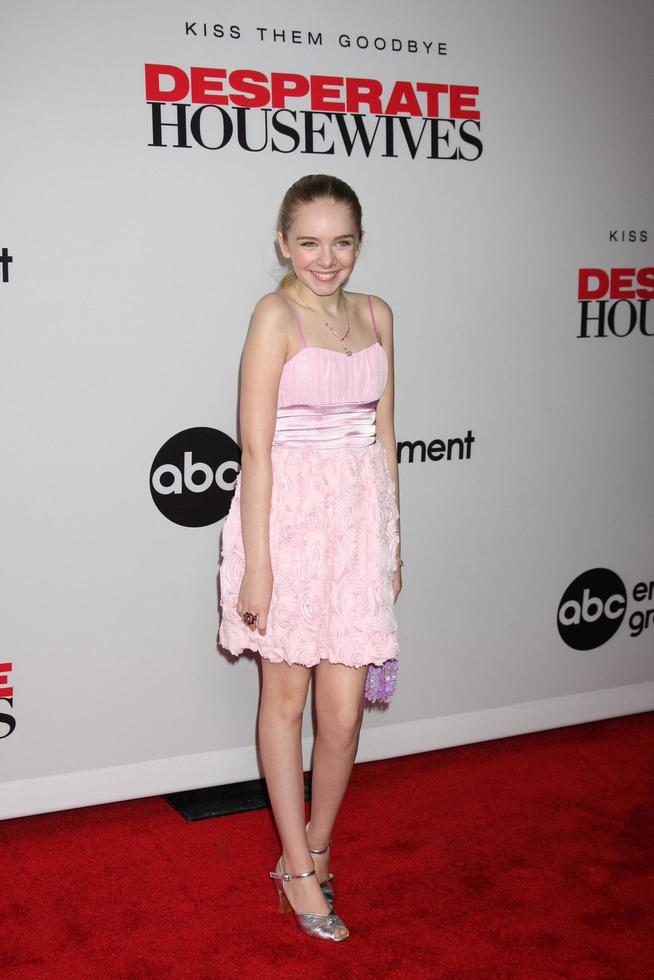 LOS ANGELES, SEPT 21 - Darcy Rose Byrnes arriving at the Desperate Housewives Final Season Kick-Off Party at Wisteria Lane, Universal Studios on September 21, 2011 in Los Angeles, CA photo