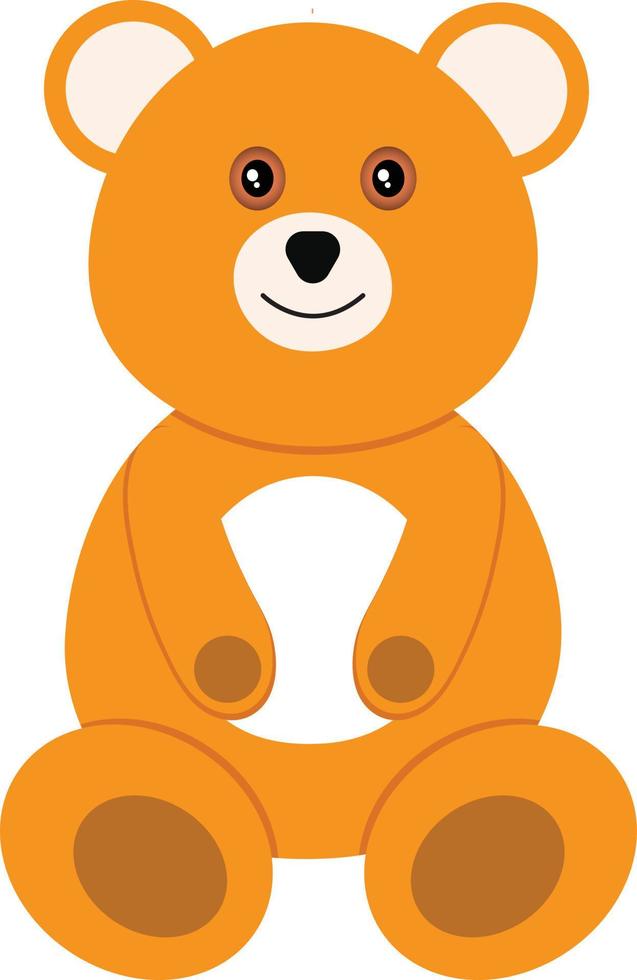 osito de peluche, para, niños, vector, ilustración, gráfico vector