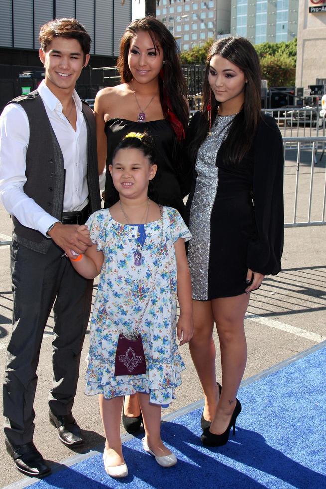 LOS ANGELES, AUG 14 - Booboo Stewart, Fivel Stewart, Maegan Stewart and Sage Stewart arriving at the 2011 VH1 Do Something Awards at Hollywood Palladium on August 14, 2011 in Los Angeles, CA photo