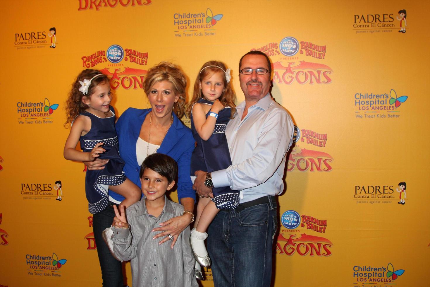 LOS ANGELES, JUL 12 - Alexis Bellino, Jim Bellino and family arrives at